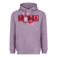 Lavender Mother's Day mama hearts Heavyweight Hoodie - FaDigitalArtStudio