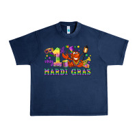 Navy my first mardi gras Urban Heavy Tee - LillyAllenDesigns