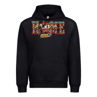 Black home Christmas farm animals Urban Hoodie - CowhideDigitalArt