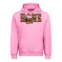 Fuchsia Pink home Christmas farm animals Urban Hoodie - CowhideDigitalArt