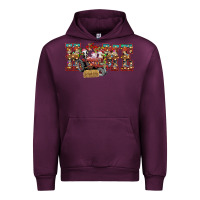 Mauve Wine home Christmas farm animals Urban Hoodie - CowhideDigitalArt