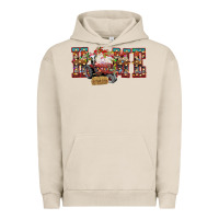 Pigment French Oak home Christmas farm animals Urban Hoodie - CowhideDigitalArt