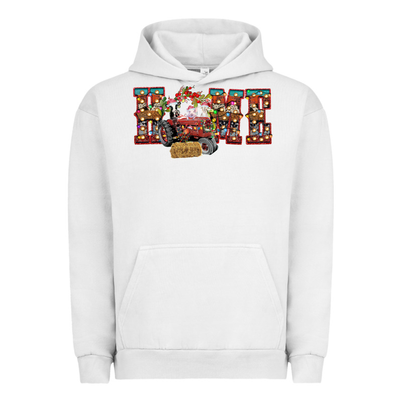 Home Christmas Farm Animals Urban Hoodie by CowhideDigitalArt | Teevron