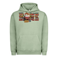 Pigment Oil Green home Christmas farm animals Urban Hoodie - CowhideDigitalArt