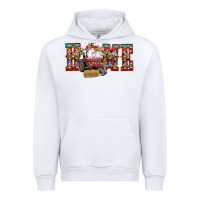 White home Christmas farm animals Urban Hoodie - CowhideDigitalArt