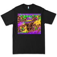 Black highland cow mardi gras tumbler Premium Tee - JahusDesignShop