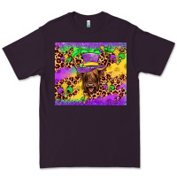 Plum highland cow mardi gras tumbler Premium Tee - JahusDesignShop