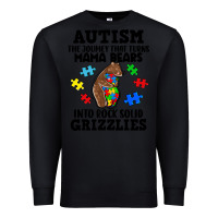 Black Autism grizzlies Premium Sweatshirt - FaDigitalArtStudio