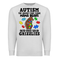 Dove Grey Autism grizzlies Premium Sweatshirt - FaDigitalArtStudio