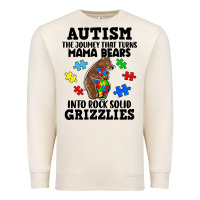 Sandshell Autism grizzlies Premium Sweatshirt - FaDigitalArtStudio