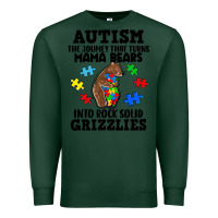 Sports Green Autism grizzlies Premium Sweatshirt - FaDigitalArtStudio