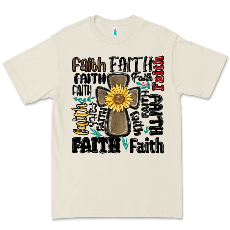 Faith Cross Premium Tee by MaliasSmallBusiness | Teevron