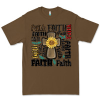 Cacao faith cross Premium Tee - MaliasSmallBusiness