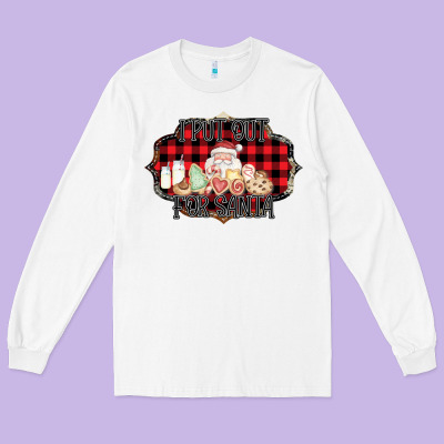 I Put Out For Santa Long Sleeve Tee Designed By Bettercallsaul