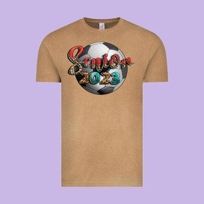 Soccer Senior 2023 Vintage Tee Designed By Bundleandbundleshop