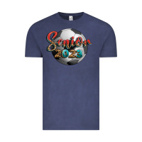 Vintage Denim soccer senior 2023 Vintage Tee - BundleAndBundleShop