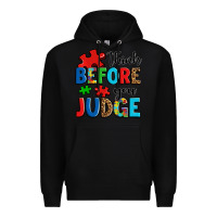 Black think before you judge Premium Hoodie - OliviaCreatesArt