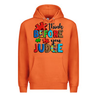 Carrot think before you judge Premium Hoodie - OliviaCreatesArt