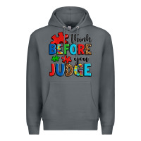 Rock think before you judge Premium Hoodie - OliviaCreatesArt