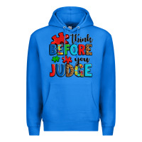 True Royal think before you judge Premium Hoodie - OliviaCreatesArt