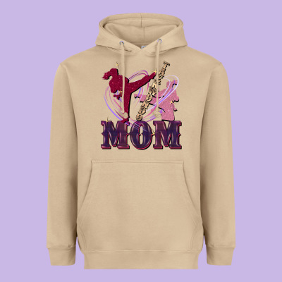 Taekwondo Mom Mother's Day Heavyweight Hoodie Designed By Fadigitalartstudio