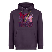 Plum Taekwondo mom Mother's Day Heavyweight Hoodie - FaDigitalArtStudio