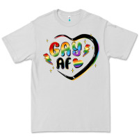 Dove Grey gay af Premium Tee - MaliasSmallBusiness