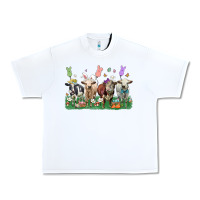 White easter cow Urban Heavy Tee - LillyAllenDesigns