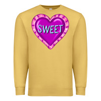 Antique Gold valentine's day hearts Premium Sweatshirt - FaDigitalArtStudio