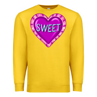 Lemon valentine's day hearts Premium Sweatshirt - FaDigitalArtStudio