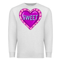 Oatmeal Heather valentine's day hearts Premium Sweatshirt - FaDigitalArtStudio