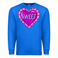 True Royal valentine's day hearts Premium Sweatshirt - FaDigitalArtStudio