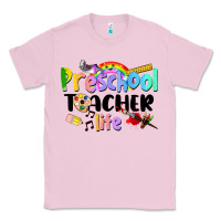Bubblegum Pink Preschool Teacher Life Classic Tee - LillyAllenDesigns