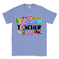 Colony Blue Preschool Teacher Life Classic Tee - LillyAllenDesigns