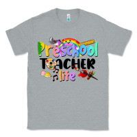 Heather Grey Preschool Teacher Life Classic Tee - LillyAllenDesigns