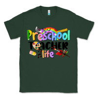 Sports Green Preschool Teacher Life Classic Tee - LillyAllenDesigns