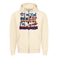 Sandshell I'm not drunk i'm patriotic 4th of july Zipper Hoodie - CowGirlArtShop