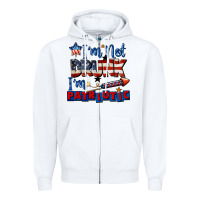 I'm Not Drunk I'm Patriotic 4th Of July Zipper Hoodie | Teevron