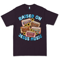 Plum raised on jesus music Premium Tee - MaliasSmallBusiness