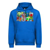 Cobalt Christmas tequila Urban Hoodie - CowhideDigitalArt
