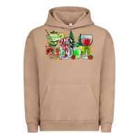 Pigment Burro Christmas tequila Urban Hoodie - CowhideDigitalArt