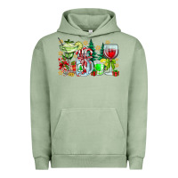 Pigment Oil Green Christmas tequila Urban Hoodie - CowhideDigitalArt