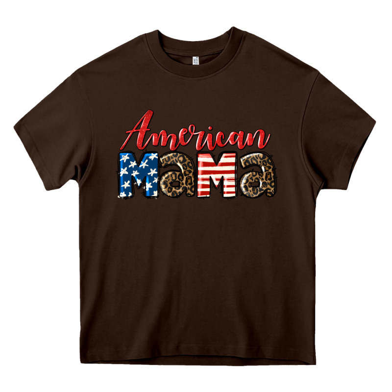 Western American Mama Heavy Core Tee by LillyAllenDesigns | Teevron