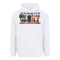 White It's the guts and it's the glory a hundred stripes Heavyweight Hoodie - FaDigitalArtStudio