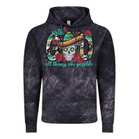 Cloud Black With God All Things Are Possible With Sombrero Sku Vintage Hoodie - BundleAndBundleShop