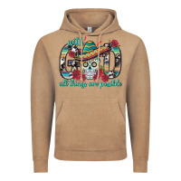 Vintage Coffee With God All Things Are Possible With Sombrero Sku Vintage Hoodie - BundleAndBundleShop