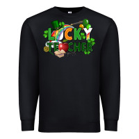 Black lucky teacher St. Patricks Day Premium Sweatshirt - FaDigitalArtStudio