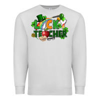 Dove Grey lucky teacher St. Patricks Day Premium Sweatshirt - FaDigitalArtStudio