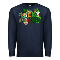 Navy lucky teacher St. Patricks Day Premium Sweatshirt - FaDigitalArtStudio