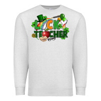 Oatmeal Heather lucky teacher St. Patricks Day Premium Sweatshirt - FaDigitalArtStudio